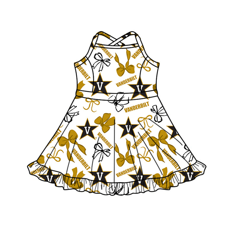 ( Moq 5 Each Style ) Baby Girls Toddler Stars Bows Sibling Team Shorts Dresses Set Clothes