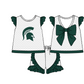 ( Moq 5 Each Style ) Baby Boys Girls Toddler Plaid Sibling Shorts Sets Team Green Clothing