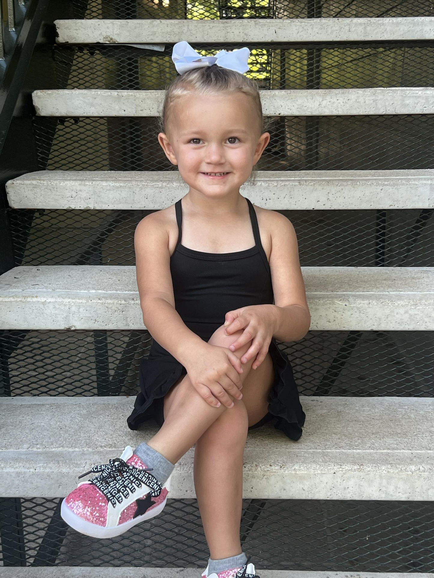 Baby Girl Sleeveless Black Dress