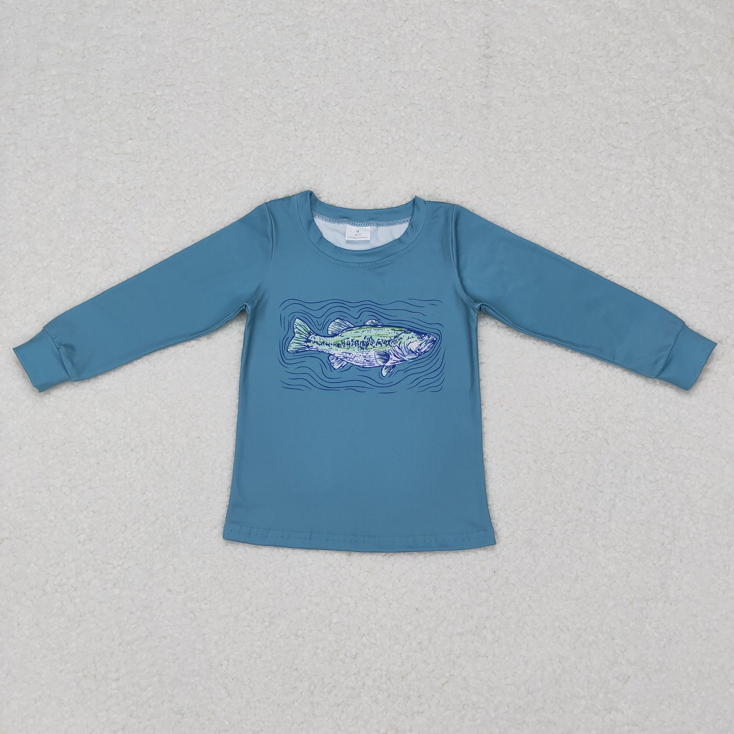 BT0394 Baby Boy Long Sleeves Fishing Shirt