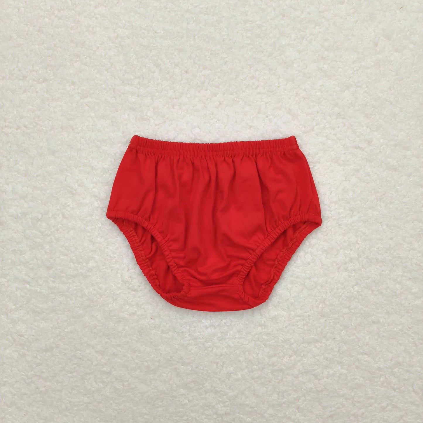 Baby Kids Red Cotton Bummie Shorts