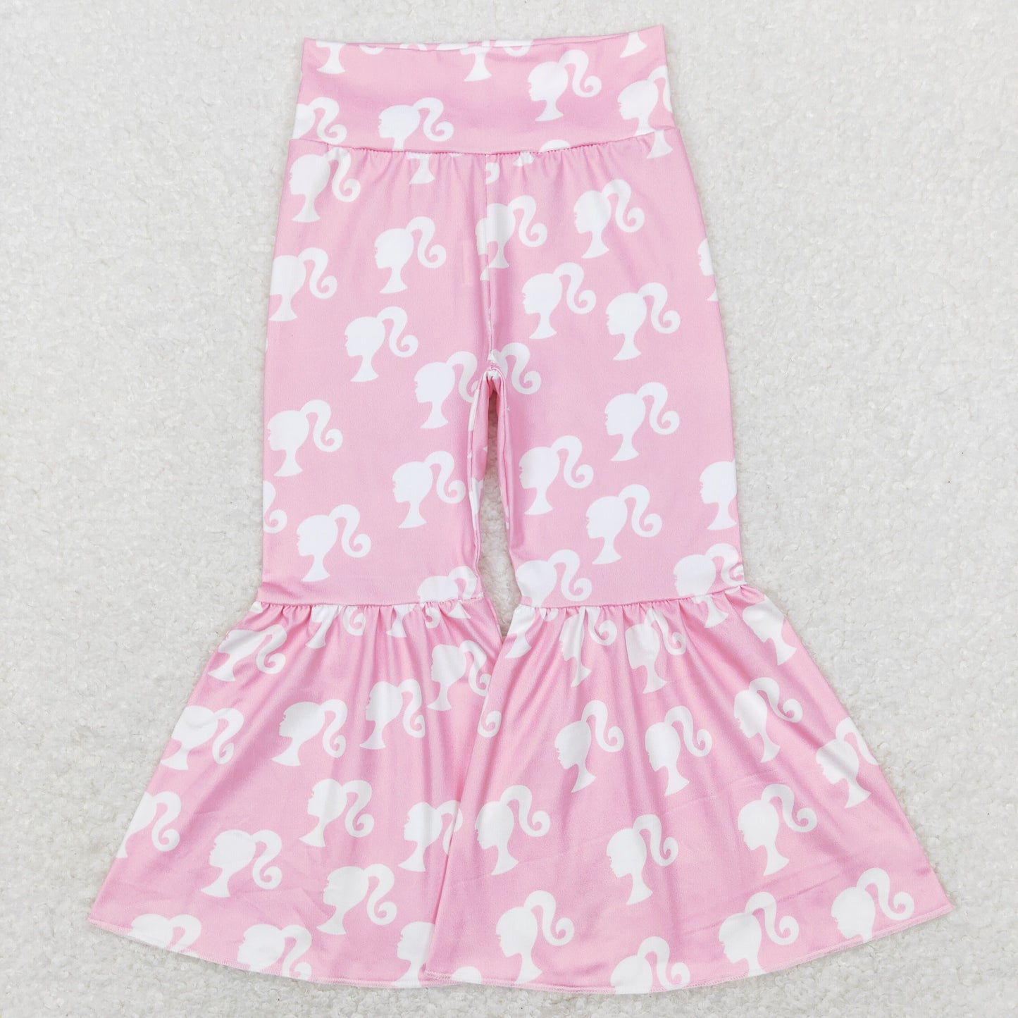 P0264 Baby Girl Doll Pink Bell Pants