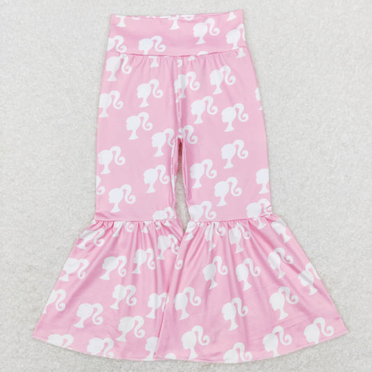 P0264 Baby Girl Doll Pink Bell Pants