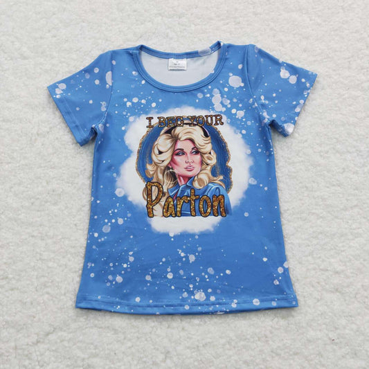 GT0213 Baby Girl Short Sleeves Singer Tops