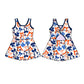( Moq 5 each style ) Baby Girl Team Bows Sibling Dress Set 5.17