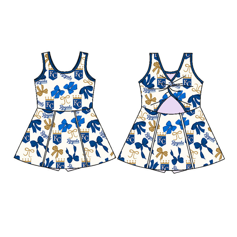 ( Moq 5 each style ) Baby Girl Team Bows Sibling Dress Set 5.22