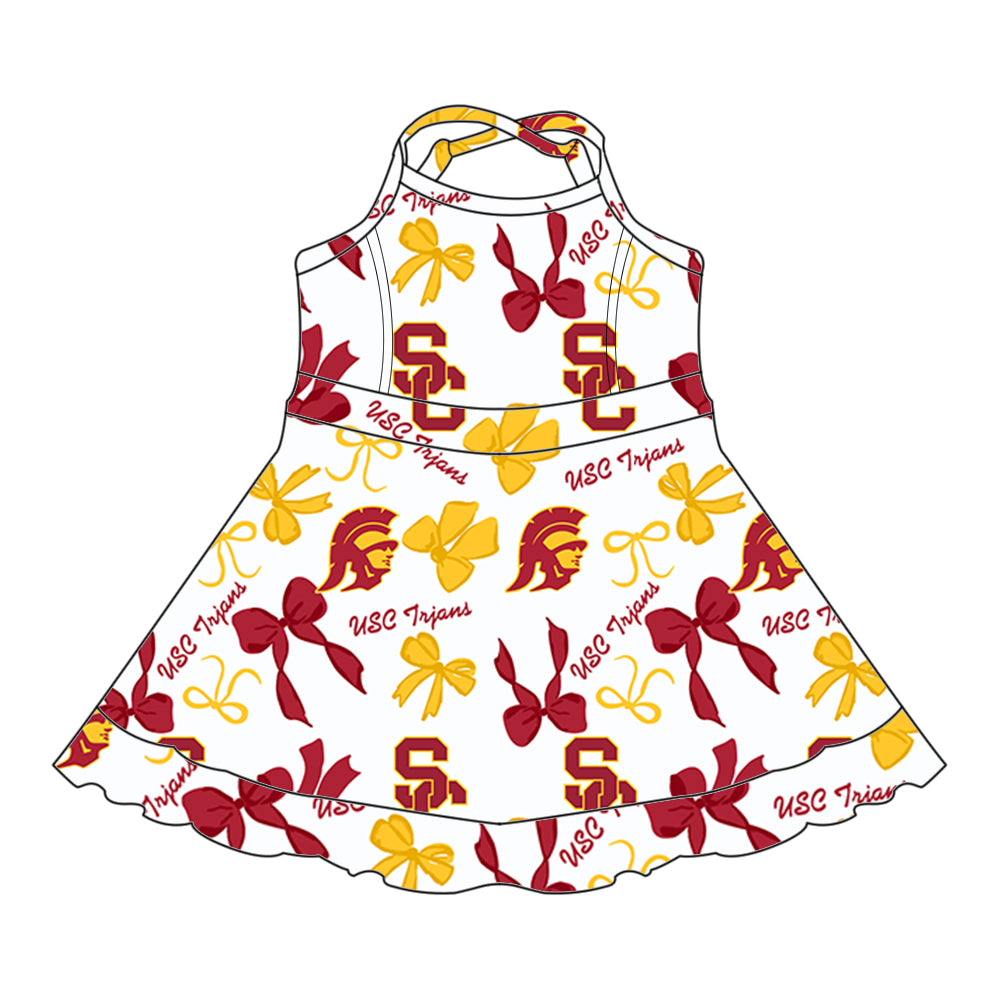 ( Moq 5 each style ) Baby Girl Team Bows Sibling Dress Set 5.26