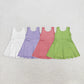 Baby Girl Sleeveless Activite Wear Yoga Knee Length Dress Sibling Clothes RTS