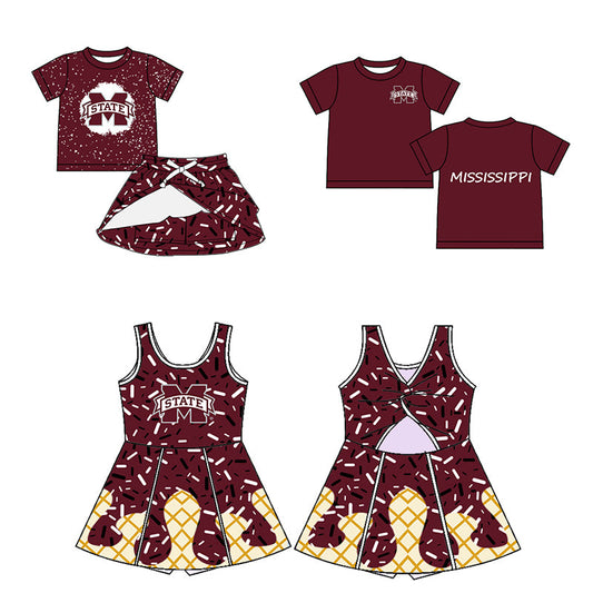 ( Moq 5 each style ) Baby Boy Girl Team M Sibling Dress Shirt Set 5.9