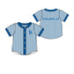 ( Moq 5 Each Style ) Baby Boys Girls Kids Sibling Shirts Sets Baseball Blue Clothes