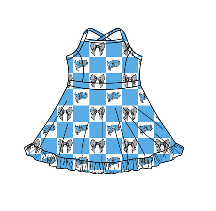 ( Moq 5 Each Style ) Baby Boys Girls Toddler Bows Team Sibling Shorts Dress Shirt Blue Set Clothes