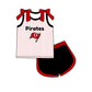 ( Moq 5 Each Style ) Sibling Baby Girls Kids Bows Team Shirt Sets Clothes