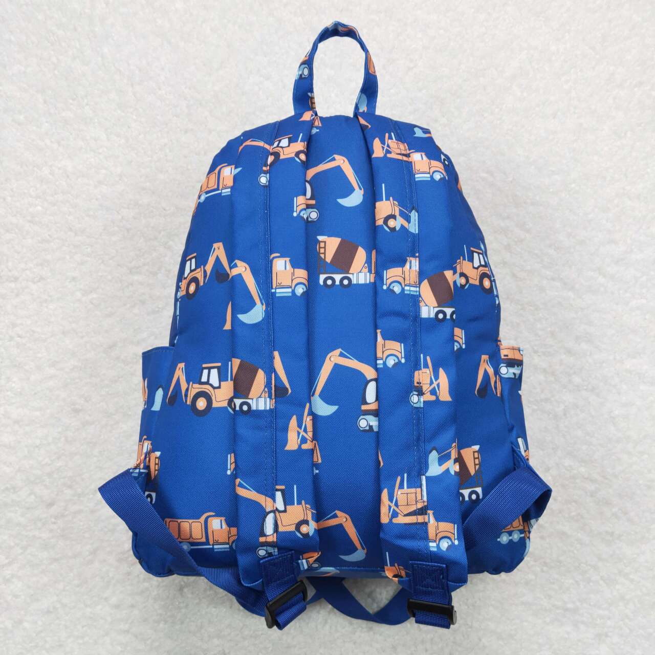 Baby Boy Construction Blue Backpack Bag