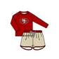 ( Moq 5 Each Style ) Baby Boys Girls Kids Team Sibling Jumpsuits Sets Swimsuits Red Clothes