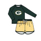 ( Moq 5 Each Style ) Baby Boys Girls Kids Team Sibling Green Jumpsuits Sets Swimsuits Clothes