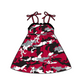 ( Moq 5 each style ) Baby Boy Girl Team A Camo Sibling Dress Romper Set 5.6