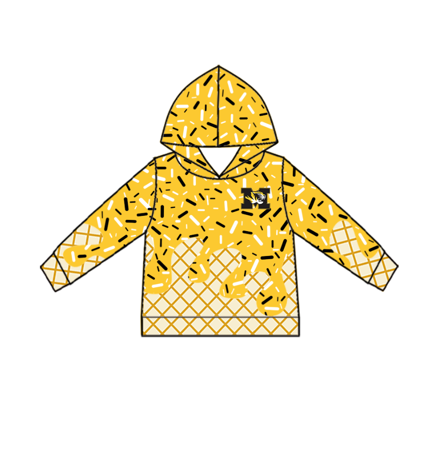 ( Moq 5 each style ) Baby Boy Girl Team Tiger Sibling Yellow Shirt Dress Set 8.21
