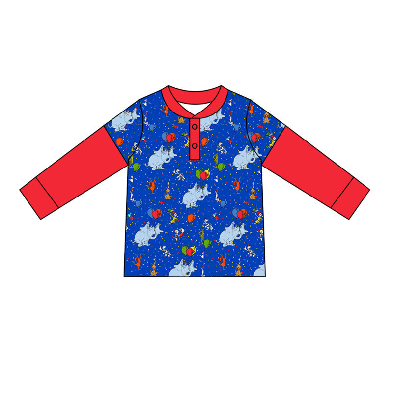 Baby Boy Dr Reading Long Sleeves Shirt Moq 5