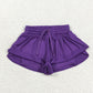 Baby Girl Purple Yoga Active Shorts Bottoms RTS