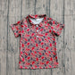 Baby Boys Kids Short Sleeves A Camo Print Team Buttons Shirt Tops RTS