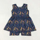 Baby Girl Toddler Sleeveless Horse Cactus Western Skort Jumpsuit RTS