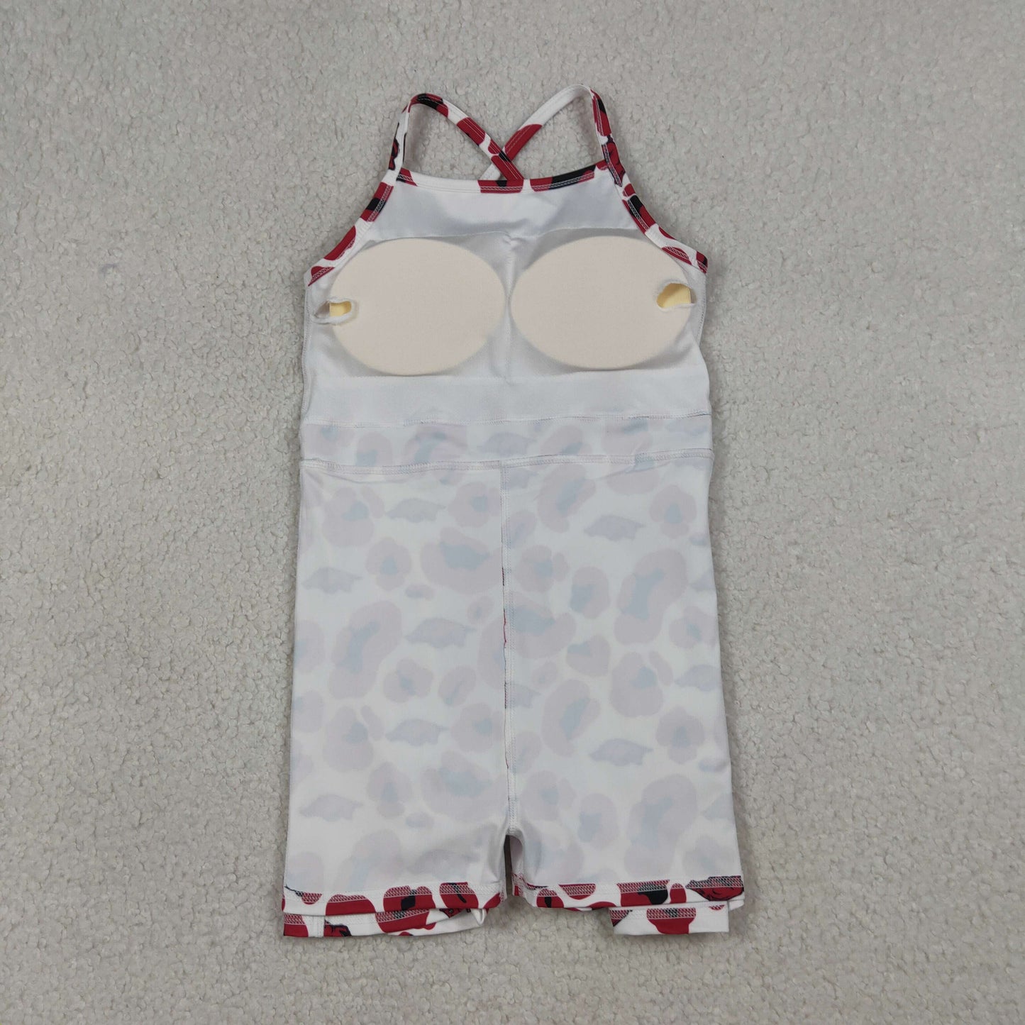 Sibling Baby Girl Kids Sleeveless Leopard Team Knee Length Yoga Active Dresses RTS