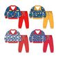 ( Moq 5 Each Style ) Sibling Baby Boys Kids Long Sleeves Buttons Shirts Pants Sets Clothes