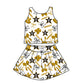 ( Moq 5 Each Style ) Baby Girls Toddler Stars Bows Sibling Team Shorts Dresses Set Clothes