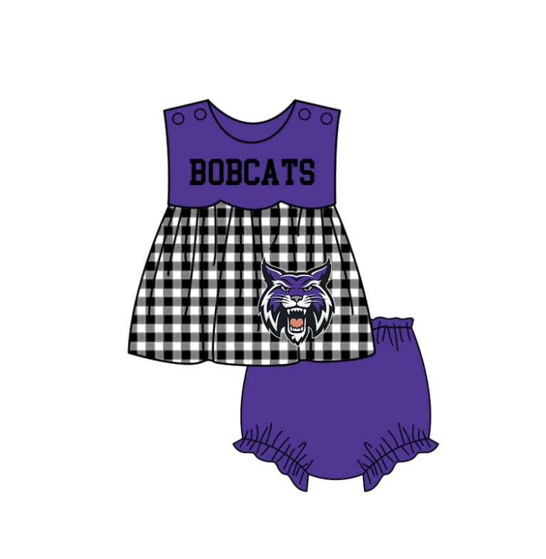 ( Moq 5 Each Style ) Baby Boys Girls Kids Plaid Team Sibling Blue Rompers Dress Sets