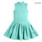 ( Moq 5 ) Preorder Baby Girls Sleeveless Green Shorts Knee Length Yoga Active Dress