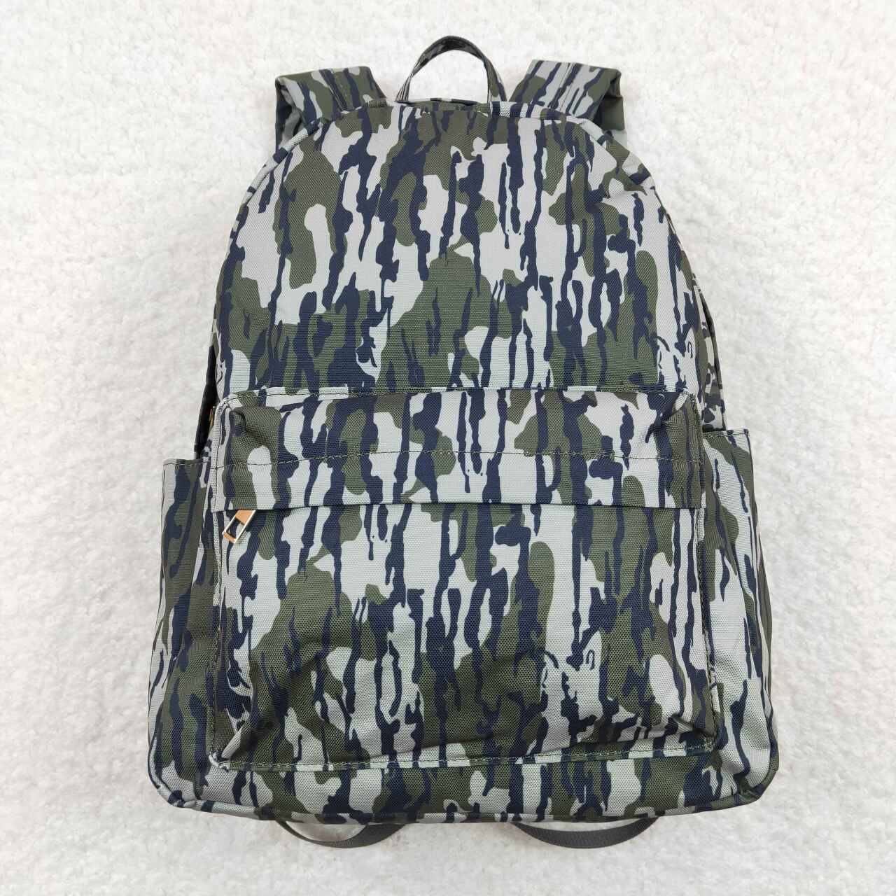 Baby Kids Green Camo Backpack Lunch Box Sibling Bags