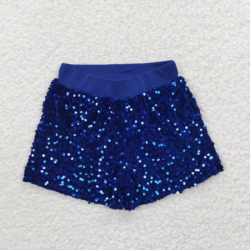 Baby Girl Sibling Sister Sequins Summer Shorts