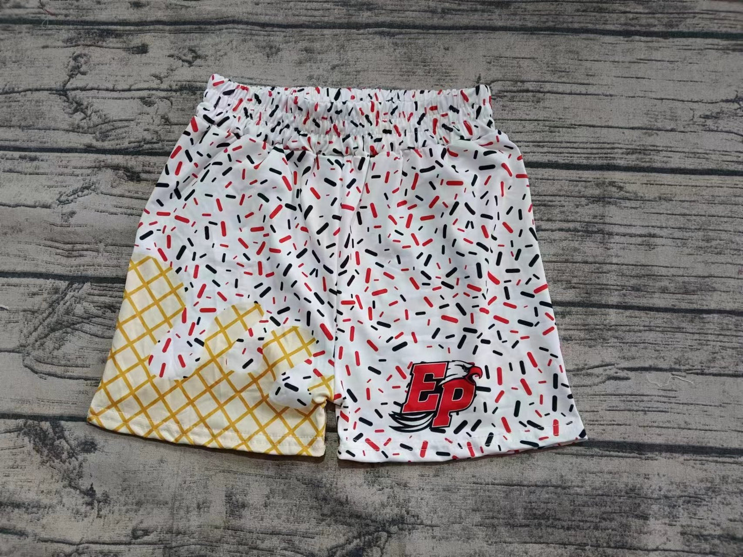 Baby Boy Adult Men EP Team Family Shorts Bottoms ( Moq 5 )