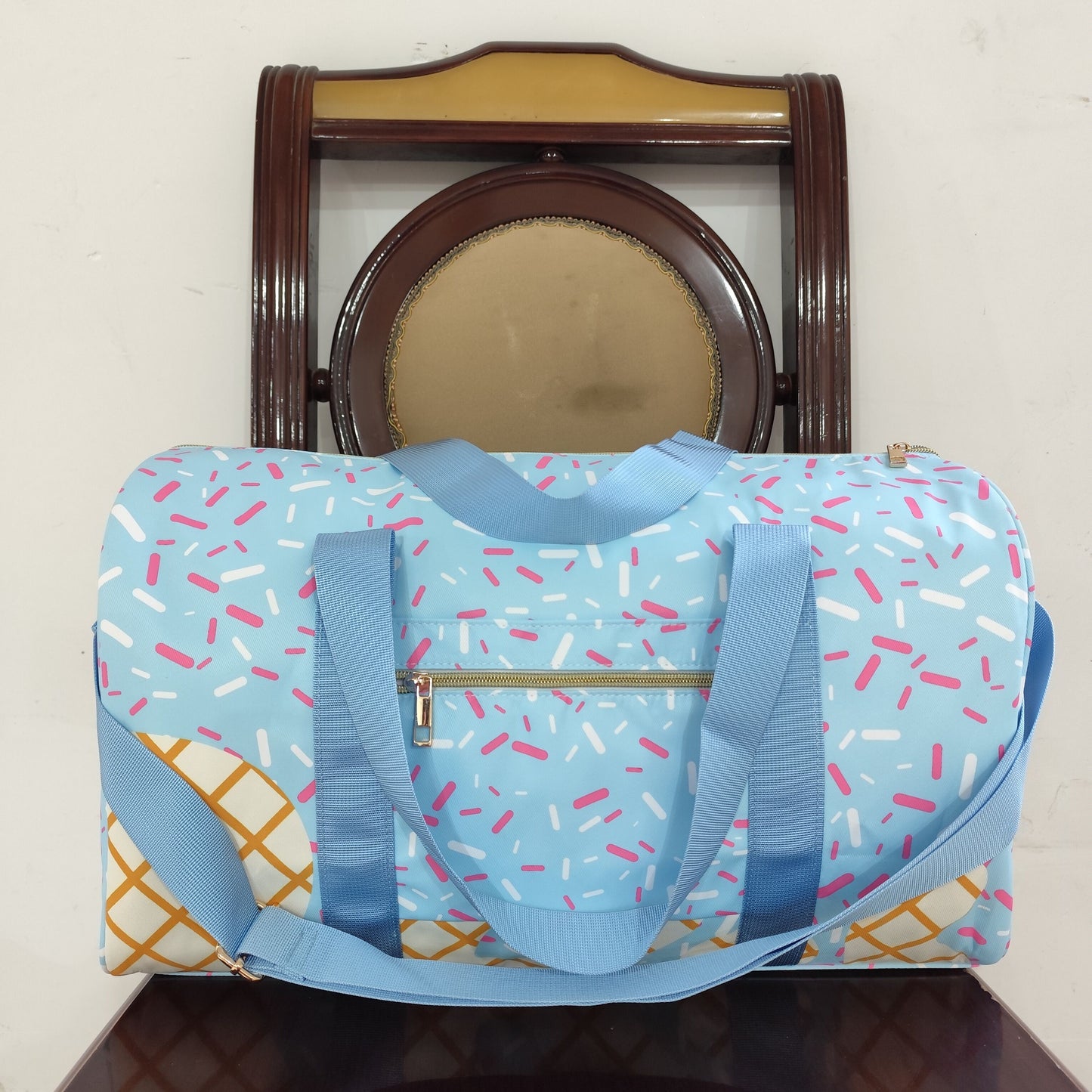 Kids Toddler Adult Blue Teams Duffle Gym Backpack Lunch Bag Sibling Bags