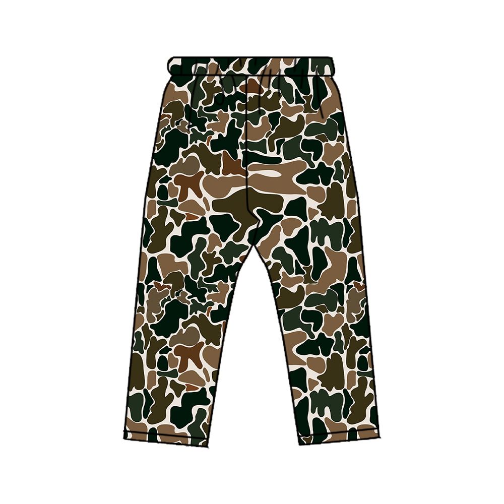 ( Moq 5 ) Preorder Baby Boys Kids Pants Brown Camo Clothes