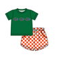 ( Moq 5 Each Style ) Baby Boys Girls Toddler Plaid Sibling Shorts Sets Team Green Clothing