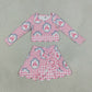 Baby Girls Stripes Castles Scallop Tops Bows Skirt Shorts Set Yoga Active Pink Clothes RTS
