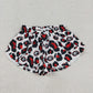 Sibling Baby Girls Adult Women G Leopard Team Yoga Active Ruffle Shorts Dress RTS