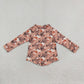 Baby Boys Kids Long Sleeves Ghosts Halloween Buttons Shirt Tops RTS