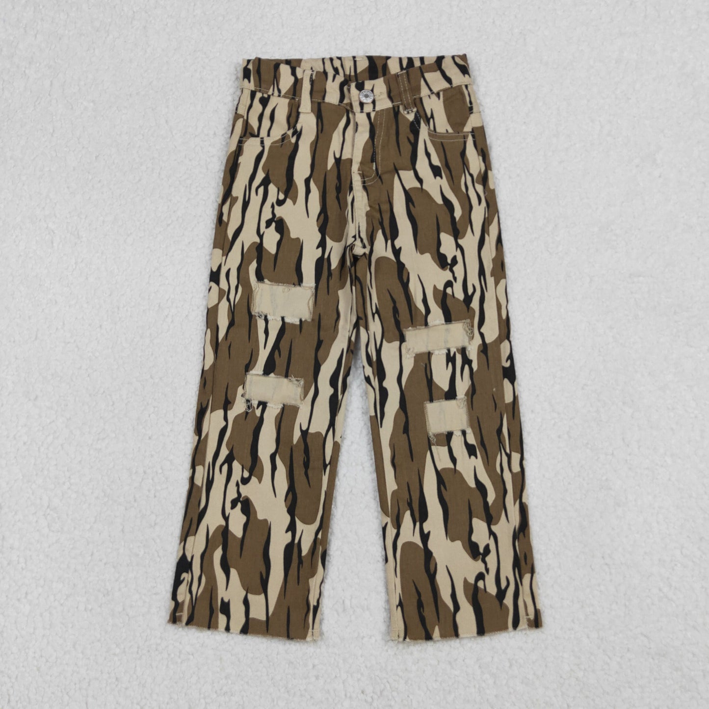Baby Boys Kids Camo Denim Pants Jeans Bottoms Clothes RTS