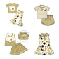 ( Moq 5 each style ) Baby Boy Girl Toddler H Team Bows Sibling Dress Set
