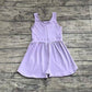 Baby Girl Sleeveless Purple Yoga Active Jumpsuit RTS
