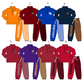 ( Moq 5 Each Style ) Sibling Baby Boys Kids Long Sleeves Zipper Shirts Checked Pants Sibling Team Sets Clothes