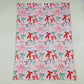 Baby Girl Toddler Green Red Bows Christmas Blanket RTS