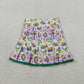 Baby Girls Kids Mardi Gras Anchors Masks Yoga Skirt Shorts Skort RTS