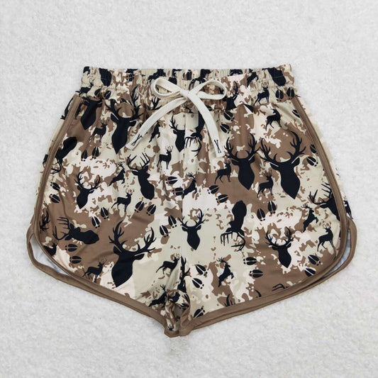 Adult Women Deer Summer Shorts