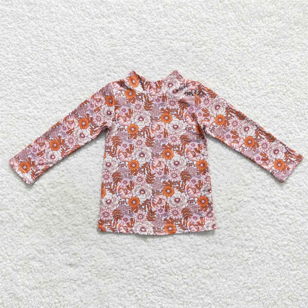 GT0283 Baby Girl Long Sleeves Floral Tops