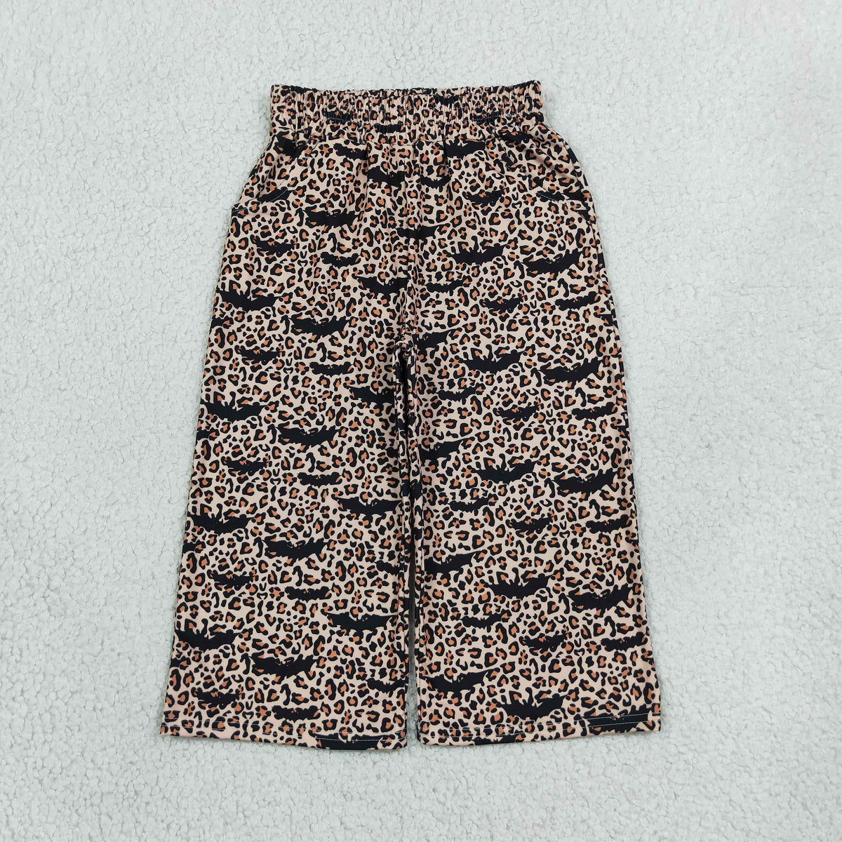Baby Girls Kids Halloween Bats Leopard Pants Bottoms Clothes RTS