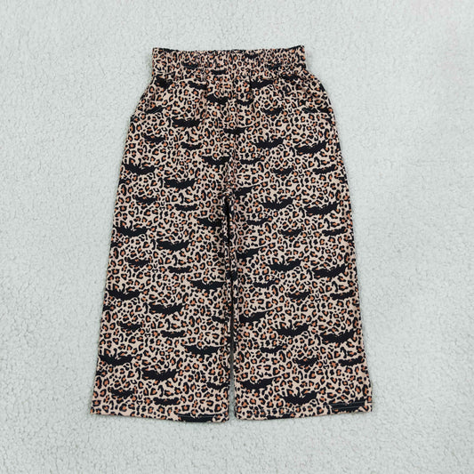 Baby Girls Kids Halloween Bats Leopard Pants Bottoms Clothes RTS