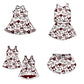 ( Moq 5 Each Style ) Baby Girls Toddler Bows Sibling Team Shorts Dresses Set Clothes
